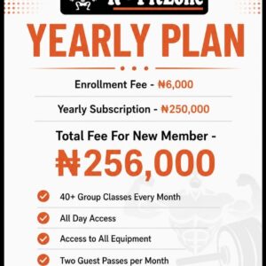 Yearly New Membership Plan