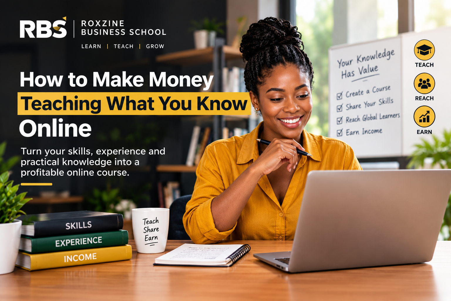 How to Make Money Teaching What You Know Online - RBS