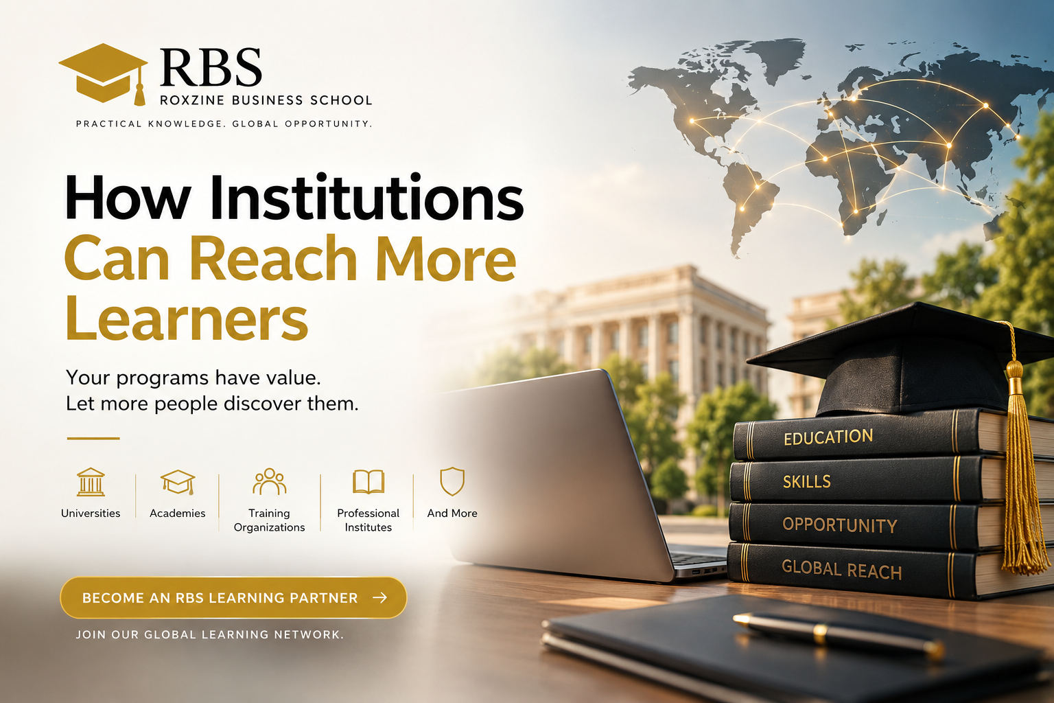 Institutions reaching more learners through the RBS learning network