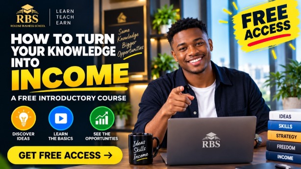 HOW TO TURN YOUR KNOWLEDGE INTO INCOME