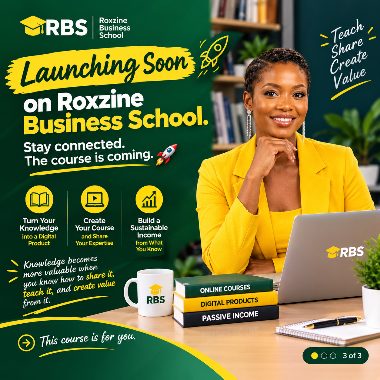Launching soon on Roxzine Business School